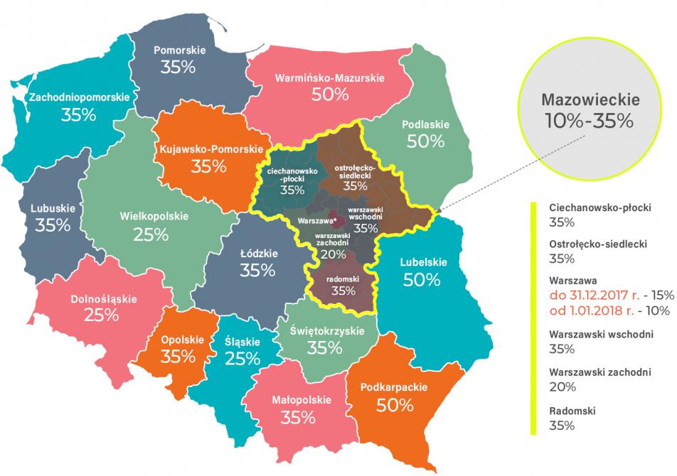 Mapa Polski